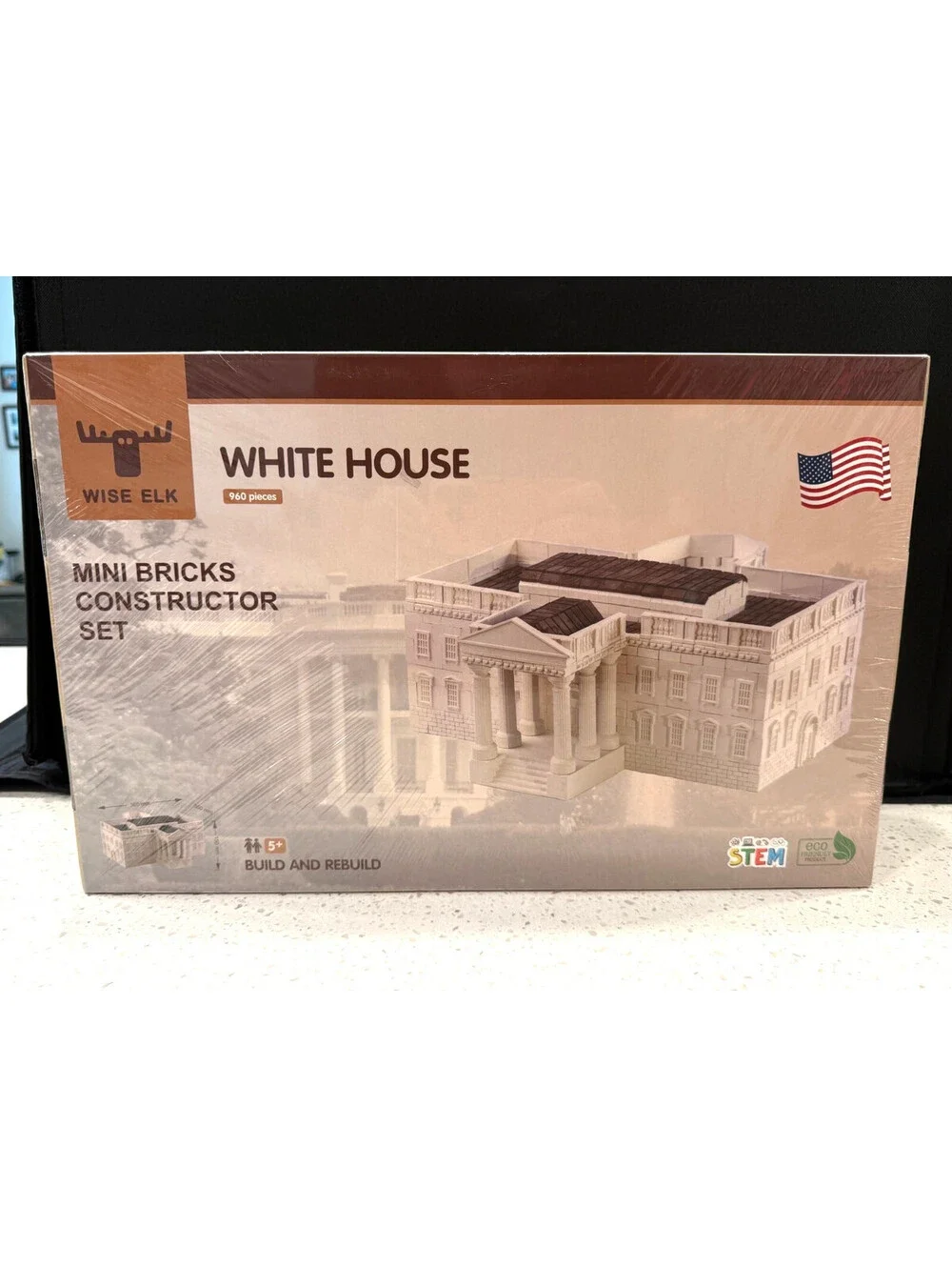 Wise Elk White House Mini Bricks Constructor Set